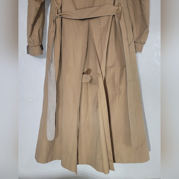 Vintage Nordstram Khaki Trench Coat w/ Removable Liner - Picture 2 of 7